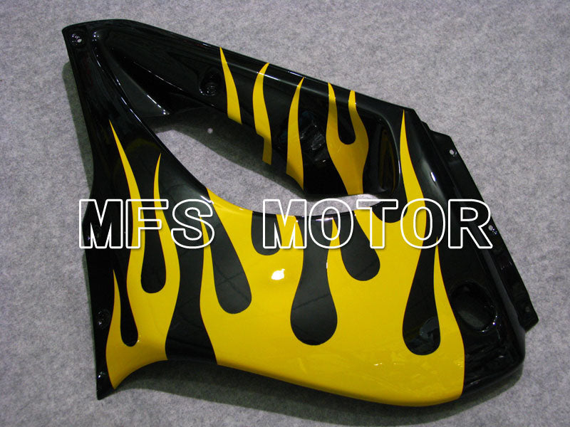 Yamaha YZF1000R 1997-2007 ABS Fairing - Flame - Black Yellow - MFS4420 - Fairings Kit