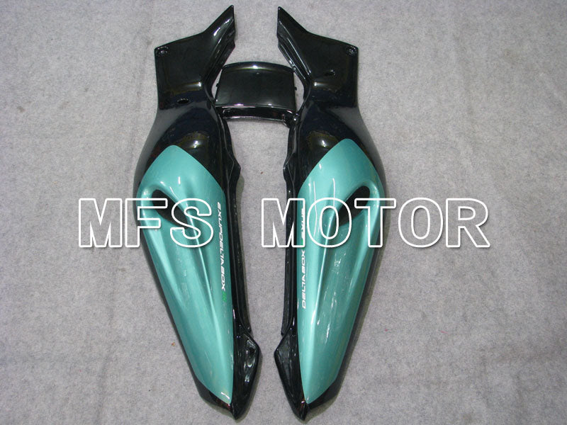 Yamaha YZF1000R 1997-2007 ABS Fairing - Flame - Black Cyan - MFS4423 - Fairings Kit