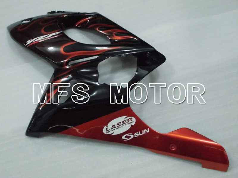 Yamaha YZF-600R 1997-2007 Injection ABS Fairing - Flame - Orange Black - MFS4447 - Fairings Kit