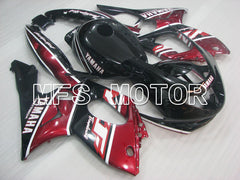Yamaha YZF-600R 1997-2007 Injection ABS Fairing - Factory Style - Red wine color Black Silver - MFS4456 - Fairings Kit