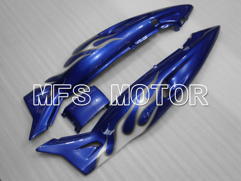 Yamaha YZF-600R 1997-2007 Injection ABS Fairing - Flame - Blue White - MFS4461 - Fairings Kit