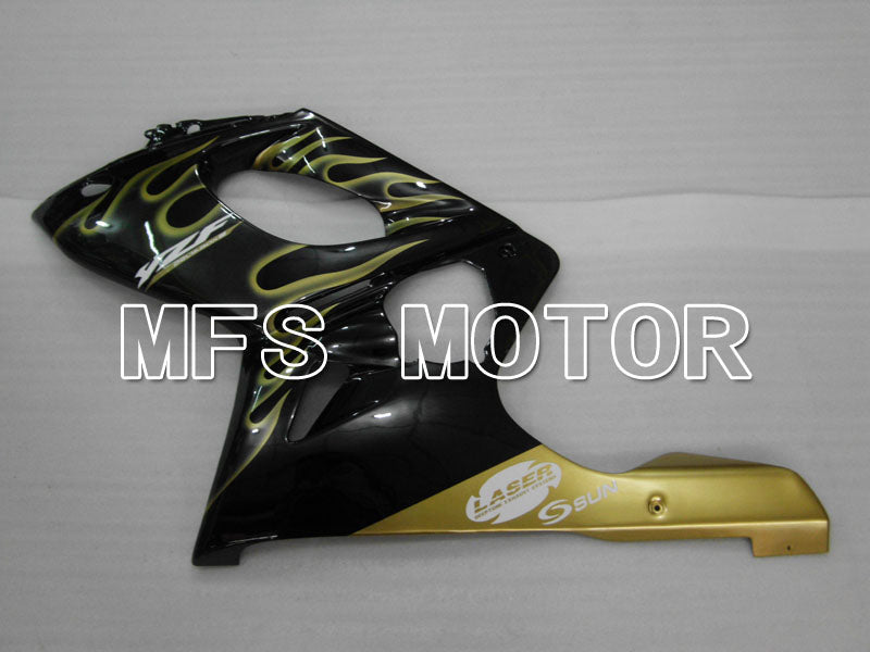 Yamaha YZF-600R 1997-2007 Injection ABS Fairing - Flame - Yellow Black - MFS4468 - Fairings Kit