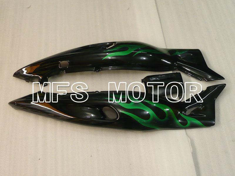 Yamaha YZF-600R 1997-2007 Injection ABS Fairing - Flame - Green Black - MFS4474 - Fairings Kit