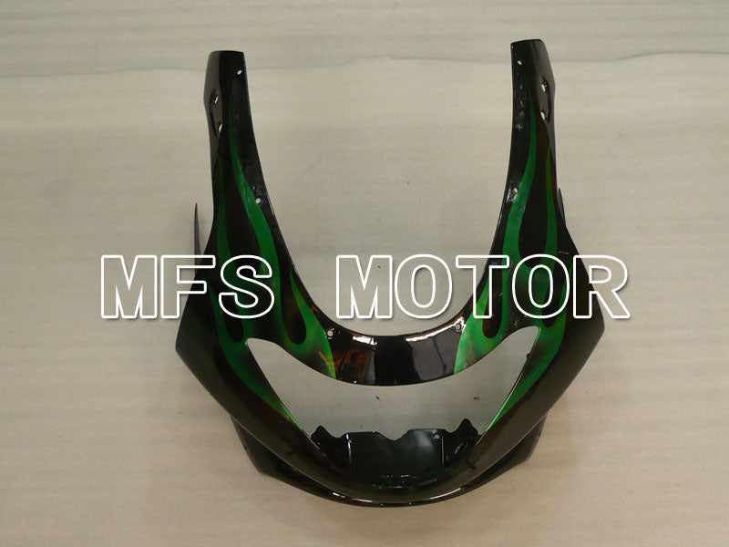 Yamaha YZF-600R 1997-2007 Injection ABS Fairing - Flame - Green Black - MFS4474 - Fairings Kit