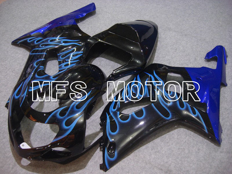 Suzuki GSXR750 2000-2003 Injection ABS Fairing - Flame - Black Blue - MFS7022 - Fairings Kit