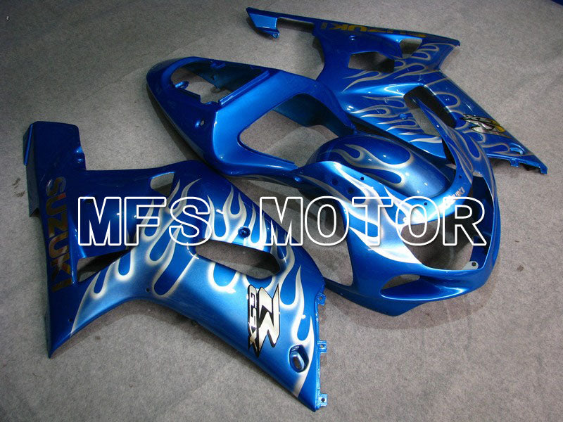 Suzuki GSXR750 2000-2003 Injection ABS Fairing - Flame - Blue - MFS7024 - Fairings Kit