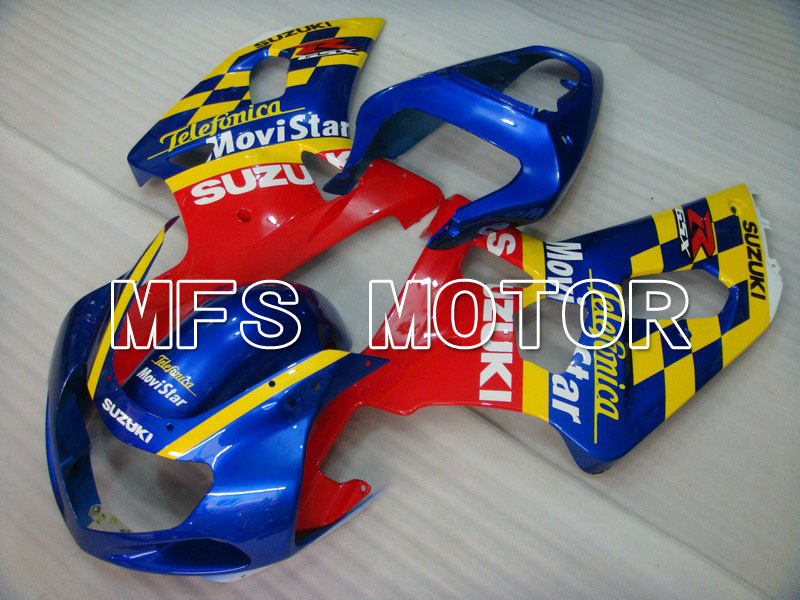 Suzuki GSXR600 2001-2003 Injection ABS Fairing - Movistar - Red Blue Yellow - MFS4575 - Fairings Kit