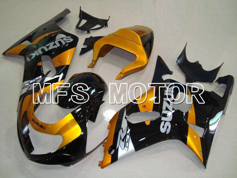 Suzuki GSXR750 2000-2003 Injection ABS Fairing - Factory Style - Black Gold - MFS7039 - Fairings Kit