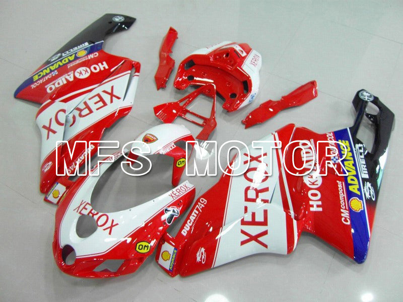 Ducati 749 / 999 2005-2006 Injection ABS Fairing - Xerox - Red White - MFS4717 - Fairings Kit