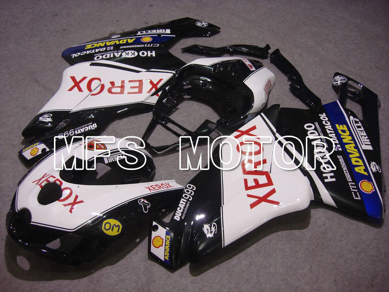 Ducati 749 / 999 2005-2006 Injection ABS Fairing - Xerox - Black White - MFS4722 - Fairings Kit