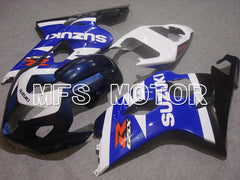 Suzuki GSXR600 GSXR750 2004-2005 Injection ABS Fairing - Factory Style - Blue White - MFS4773 - Fairings Kit