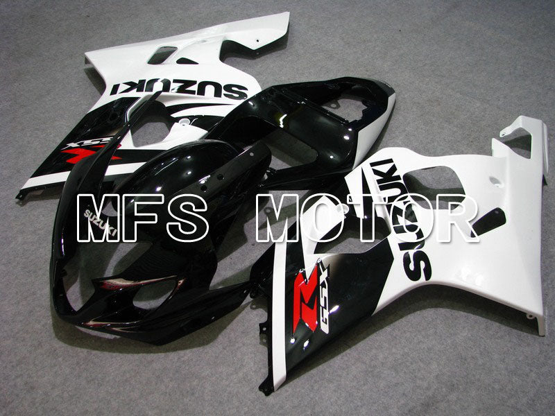 Suzuki GSXR600 GSXR750 2004-2005 Injection ABS Fairing - Factory - White Black - MFS4825 - Fairings Kit