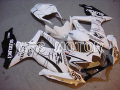 Suzuki GSXR600 GSXR750 2008-2010 Injection ABS Fairing - Corona - Black White - MFS5033 - Fairings Kit