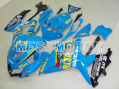 Suzuki GSXR600 GSXR750 2008-2010 Injection ABS Fairing - Rizla+ - Blue - MFS5119 - Fairings Kit