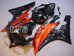 Yamaha YZF-R6 2006-2007 Injection ABS Fairing - Factory Style - Black Orange - MFS5349 - Fairings Kit