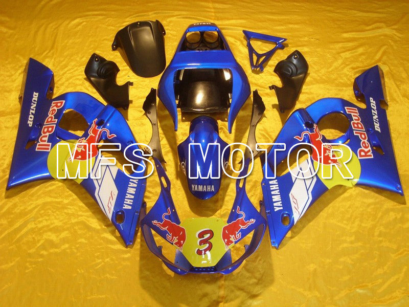Yamaha YZF-R6 1998-2002 Injection ABS Fairing - Red Bull - Blue - MFS5466 - Fairings Kit