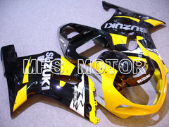 Suzuki GSXR1000 2000-2002 Injection ABS Fairing - Factory Style - Yellow Black - MFS5487 - Fairings Kit