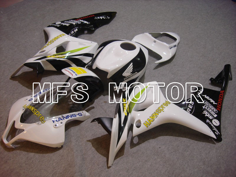 Honda CBR600RR 2007-2008 Injection ABS Fairing - HANN Spree - Black White - MFS5637 - Fairings Kit