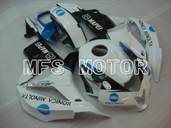 Honda CBR600RR 2007-2008 Injection ABS Fairing - Konica Minolta - Black White - MFS5657 - Fairings Kit