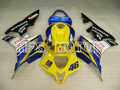 Honda CBR600RR 2007-2008 Injection ABS Fairing - Nastro Azzurro - Yellow Blue - MFS5682 - Fairings Kit