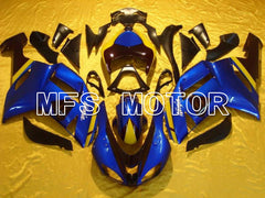 Kawasaki NINJA ZX6R 2007-2008 Injection ABS Fairing - Factory Style - Black Blue - MFS5799 - Fairings Kit