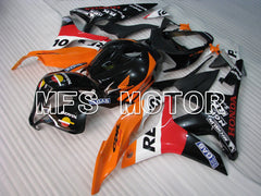 Honda CBR600RR 2007-2008 Injection ABS Fairing - Repsol - Black Red Orange - MFS5811 - Fairings Kit