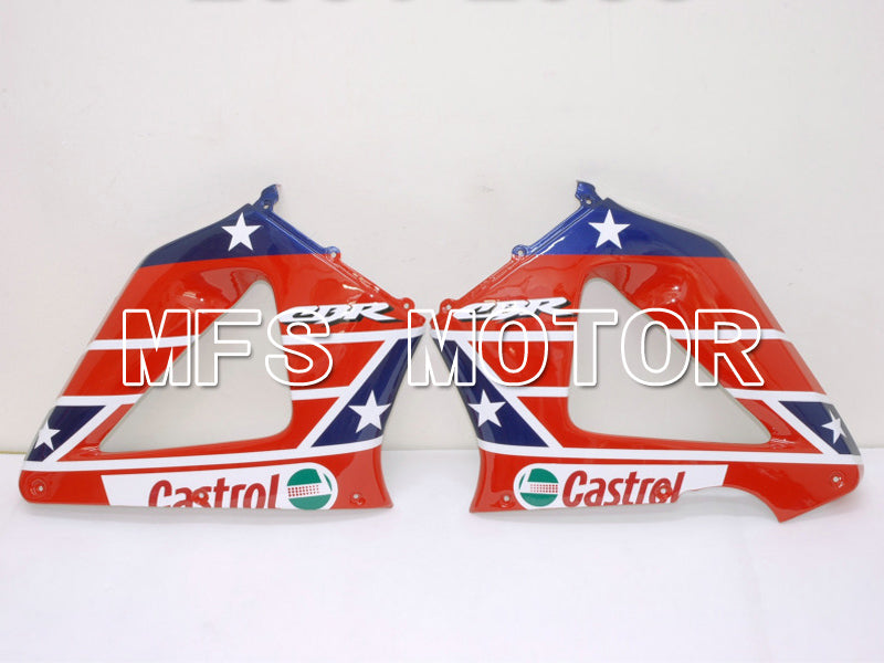 Honda CBR900RR 929 2000-2001 Injection ABS Fairing - Castrol - Blue Red - MFS5904 - Fairings Kit