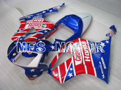 Honda VTR1000 RC51 2000-2006 ABS Fairing - Castrol - Red Blue - MFS6341 - Fairings Kit