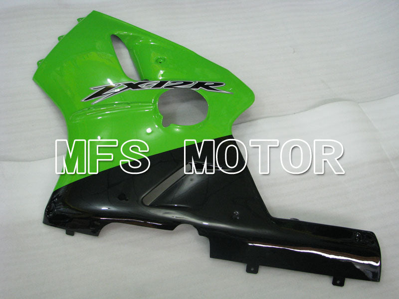 Kawasaki NINJA ZX12R 2000-2001 Injection ABS Fairing - Factory Style - Black Green - MFS4102 - Fairings Kit